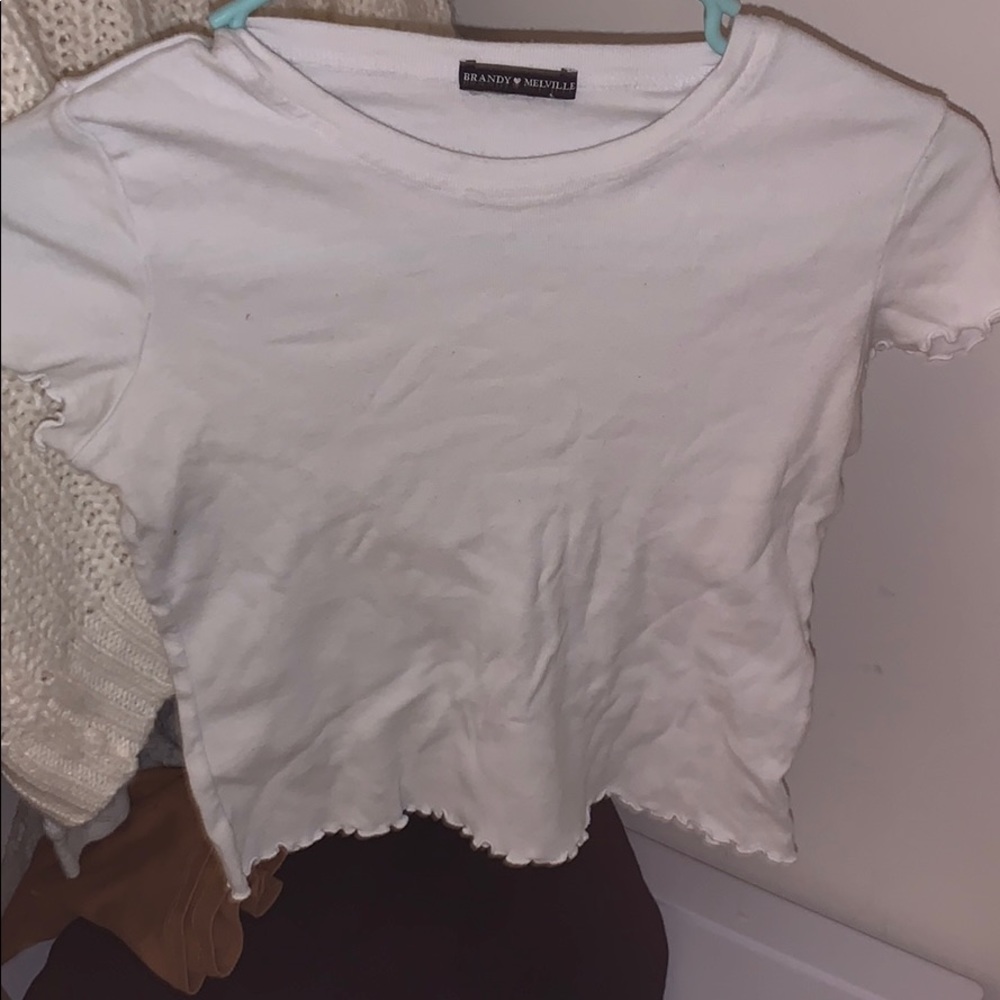 cropped brandy melville top